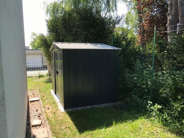 die neue Gartenh�tte